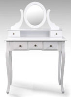 Romantický toaletní stolek se zrcadlem STELLA