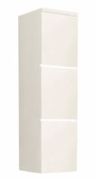Vysoká bílá závěsná koupelnová skříňka MASON WH11